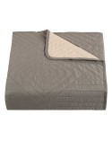 Narzuta mikrofibra 170x210 Lamia grey/cream Darymex