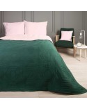 Narzuta mikrofibra 200x220 Tara green/light pink Darymex