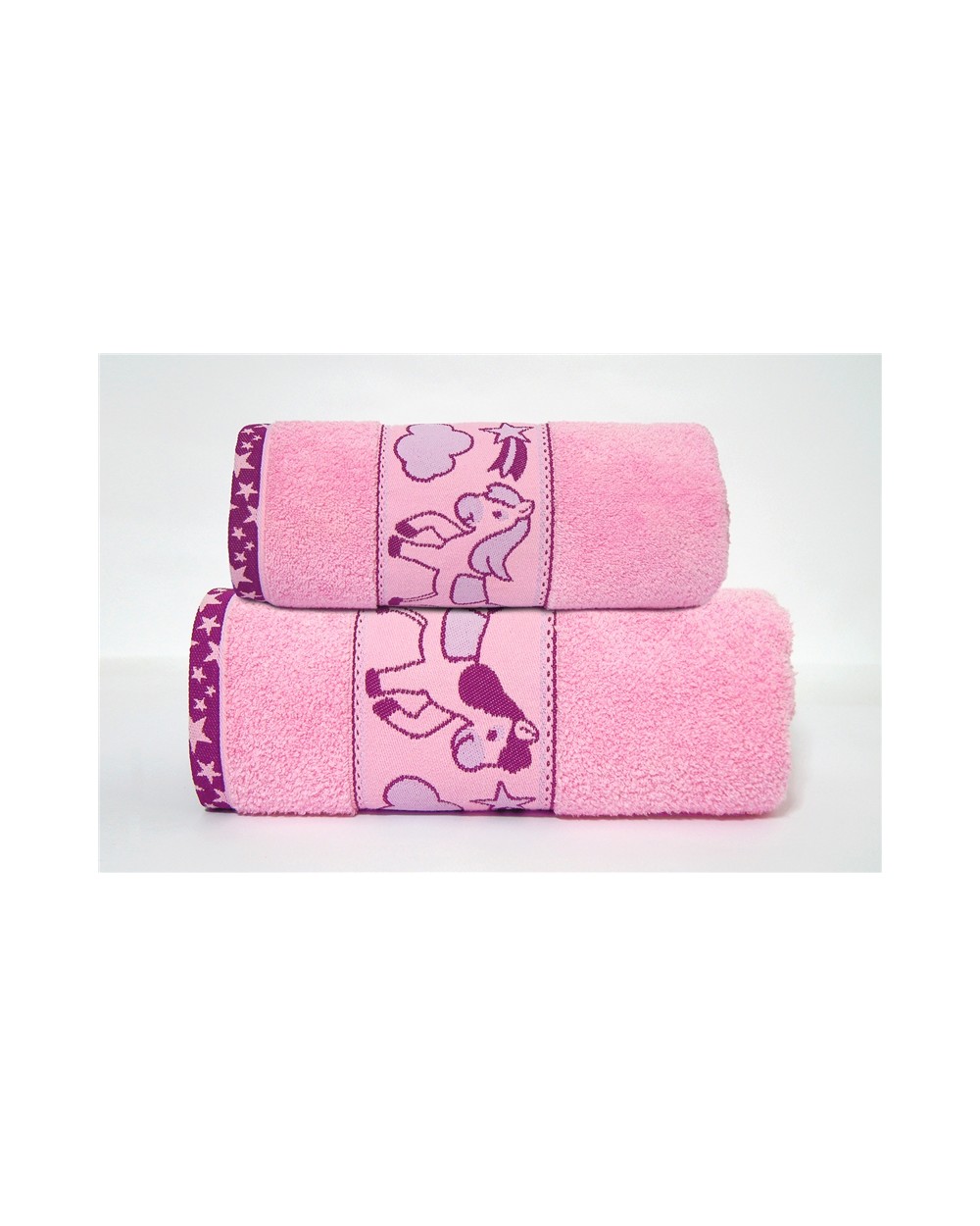 Ręcznik bawełna 50x70 Kids Pony różowy Greno