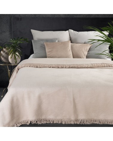 Koc bawełniany 150x200 beżowy Eurofirany