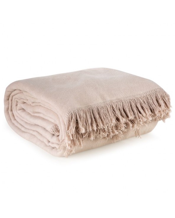 Koc bawełniany 150x200 beżowy Eurofirany