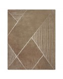 Koc pluszowy 150x200 Ginko 3 beżowy Eurofirany