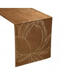 Bieżnik velvet 35x220 Blink 12 brązowy Eurofirany