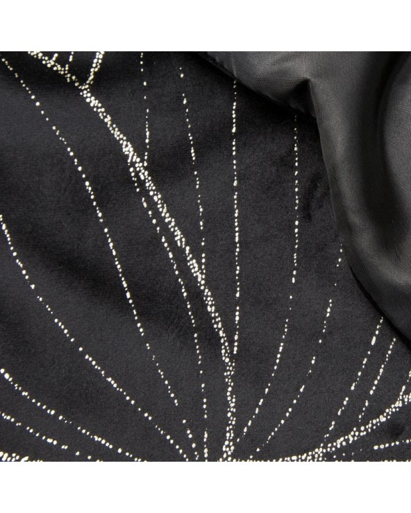 Bieżnik velvet 35x220 Blink 12 czarny Eurofirany Bieżnik velvet 35x220 Blink 12 czarny Eurofirany