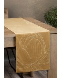 Bieżnik velvet 35x140 Blink 12 miodowy Eurofirany