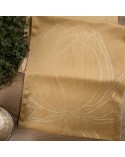 Bieżnik velvet 35x140 Blink 12 miodowy Eurofirany