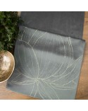 Bieżnik velvet 35x140 Blink 12 srebrny Eurofirany