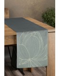 Bieżnik velvet 35x180 Blink 12 srebrny Eurofirany