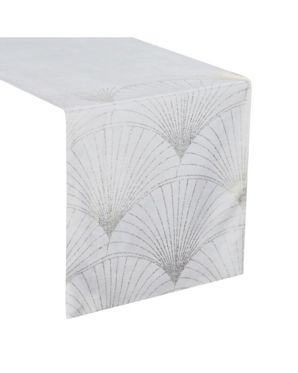Bieżnik velvet 35x180 Blink 14 biały Eurofirany Bieżnik velvet 35x180 Blink 14 biały Eurofirany