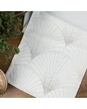 Bieżnik velvet 35x220 Blink 14 biały Eurofirany