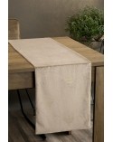 Bieżnik velvet 35x220 Blink 14 beżowy Eurofirany