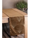 Bieżnik velvet 35x220 Blink 14 brązowy Eurofirany