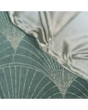 Bieżnik velvet 35x140 Blink 14 ciemnomiętowy Eurofirany