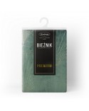 Bieżnik velvet 35x180 Blink 14 ciemnomiętowy Eurofirany