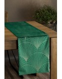 Bieżnik velvet 35x140 Blink 14 ciemnozielony Eurofirany