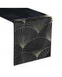 Bieżnik velvet 35x220 Blink 14 czarny Eurofirany