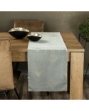 Bieżnik velvet 35x140 Blink 14 srebrny Eurofirany