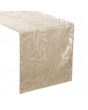 Bieżnik velvet 35x140 Blink 15 beżowy Eurofirany