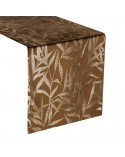 Bieżnik velvet 35x140 Blink 15 brązowy Eurofirany