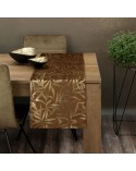 Bieżnik velvet 35x220 Blink 15 brązowy Eurofirany