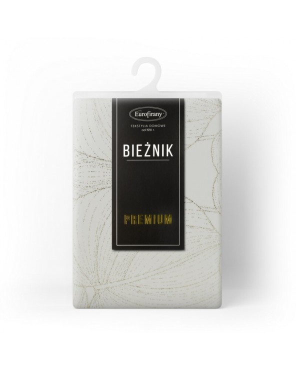 Bieżnik velvet 35x140 Blink 16 biały Eurofirany