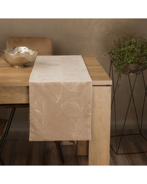 Bieżnik velvet 35x180 Blink 16 beżowy Eurofirany Bieżnik velvet 35x180 Blink 16 beżowy Eurofirany