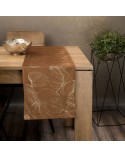 Bieżnik velvet 35x220 Blink 16 brązowy Eurofirany