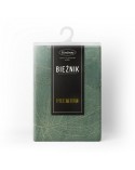 Bieżnik velvet 35x180 Blink 16 ciemnomiętowy Eurofirany