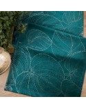 Bieżnik velvet 35x140 Blink 16 ciemnoturkusowy Eurofirany