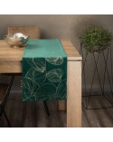 Bieżnik velvet 35x180 Blink 16 ciemnozielony Eurofirany