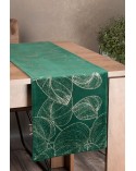 Bieżnik velvet 35x220 Blink 16 ciemnozielony Eurofirany