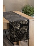 Bieżnik velvet 35x140 Blink 16 czarny Eurofirany