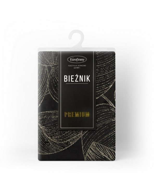 Bieżnik velvet 35x220 Blink 16 czarny Eurofirany Bieżnik velvet 35x220 Blink 16 czarny Eurofirany