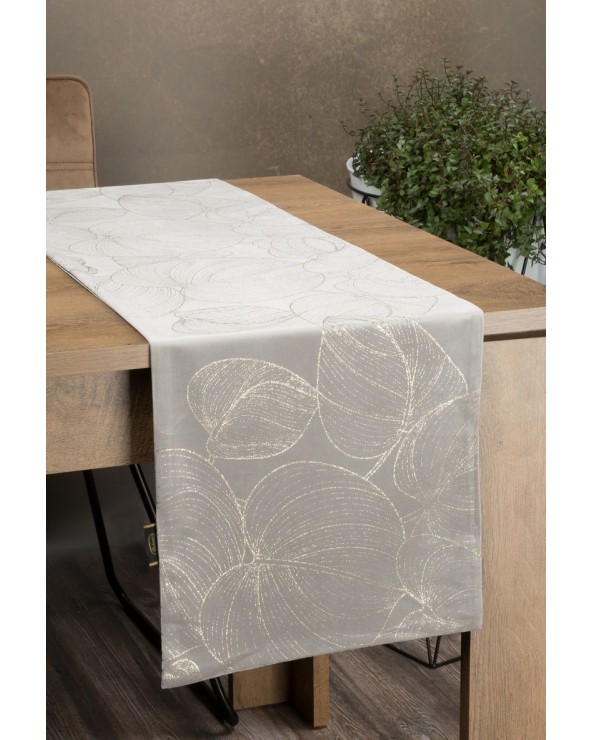 Bieżnik velvet 35x220 Blink 16 srebrny Eurofirany Bieżnik velvet 35x220 Blink 16 srebrny Eurofirany