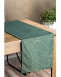 Bieżnik velvet 35x220 Blink 18 ciemnomiętowy Eurofirany