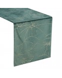Bieżnik velvet 35x220 Blink 18 ciemnomiętowy Eurofirany