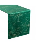Bieżnik velvet 35x220 Blink 18 ciemnozielony Eurofirany