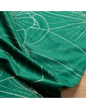 Bieżnik velvet 35x220 Blink 18 ciemnozielony Eurofirany