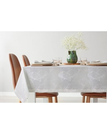 Obrus plamoodporny 145x400 Doris naturalny Eurofirany