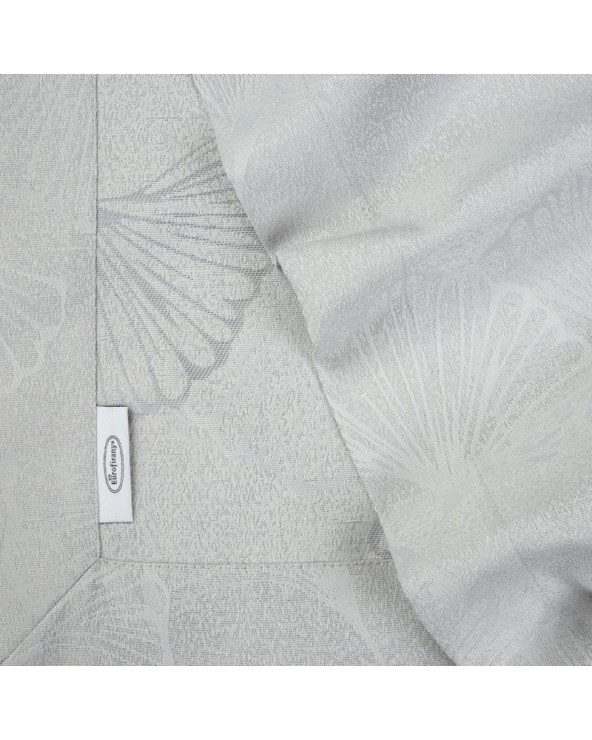 Obrus plamoodporny 145x400 Doris srebrny Eurofirany