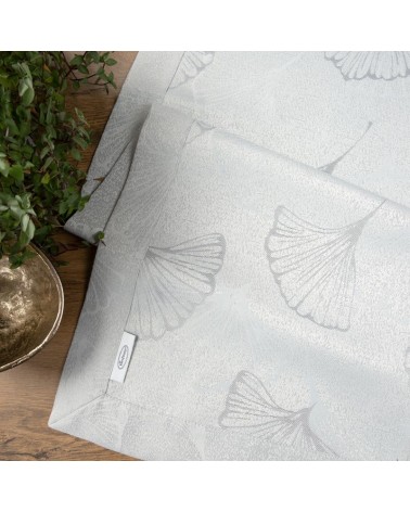 Obrus plamoodporny 145x400 Doris srebrny Eurofirany