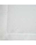 Obrus 145x300 Ellen biały/srebrny Eurofirany