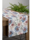 Bieżnik 40x140 Flore 7 niebieski Eurofirany