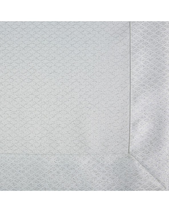 Obrus 85x85 Julia biały/srebrny Eurofirany