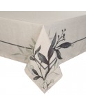 Obrus 140x180 Natu 1 naturalny/zielony Eurofirany