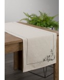 Bieżnik 40x140 Natu 1 naturalny/zielony Eurofirany