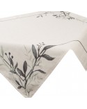 Obrus 85x85 Natu 1 naturalny/zielony Eurofirany