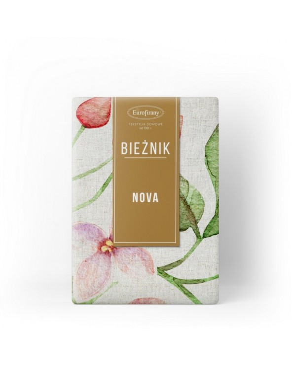 Bieżnik bawełniany 40x140 Natu 2 naturalny/różowy Eurofirany Bieżnik bawełniany 40x140 Natu 2 naturalny/różowy Eurofirany