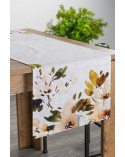 Bieżnik bawełniany 40x140 Natu 3 naturalny/brązowy Eurofirany
