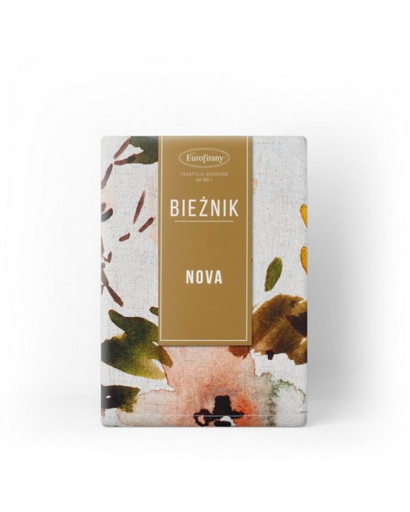 Bieżnik bawełniany 40x180 Natu 3 naturalny/brązowy Eurofirany Bieżnik bawełniany 40x180 Natu 3 naturalny/brązowy Eurofirany